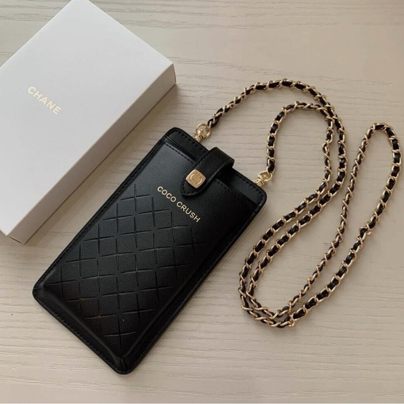 Handbags - Black COCO CRUSH Quilted Crossbody Phone Case